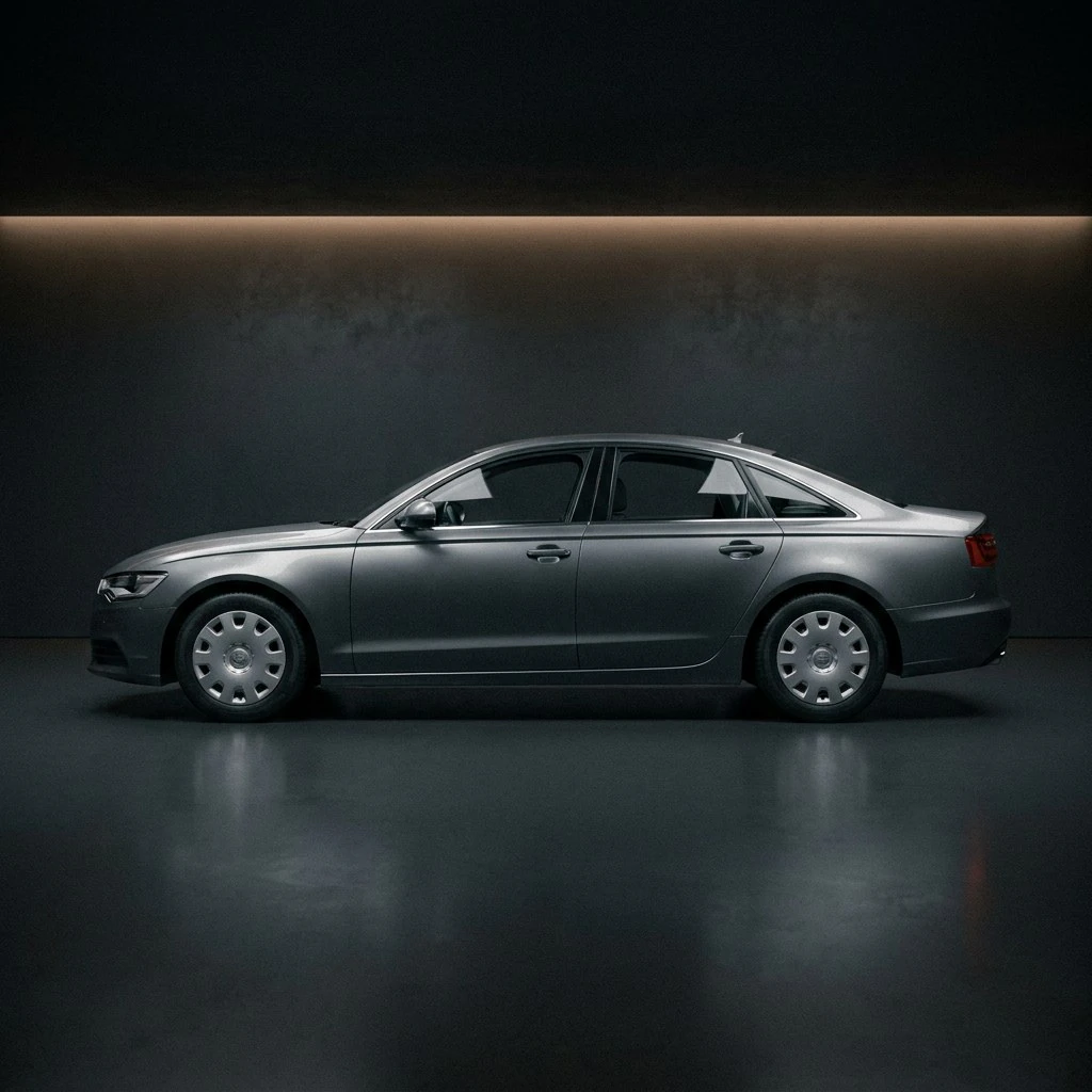 Audi A6 на штатных дисках